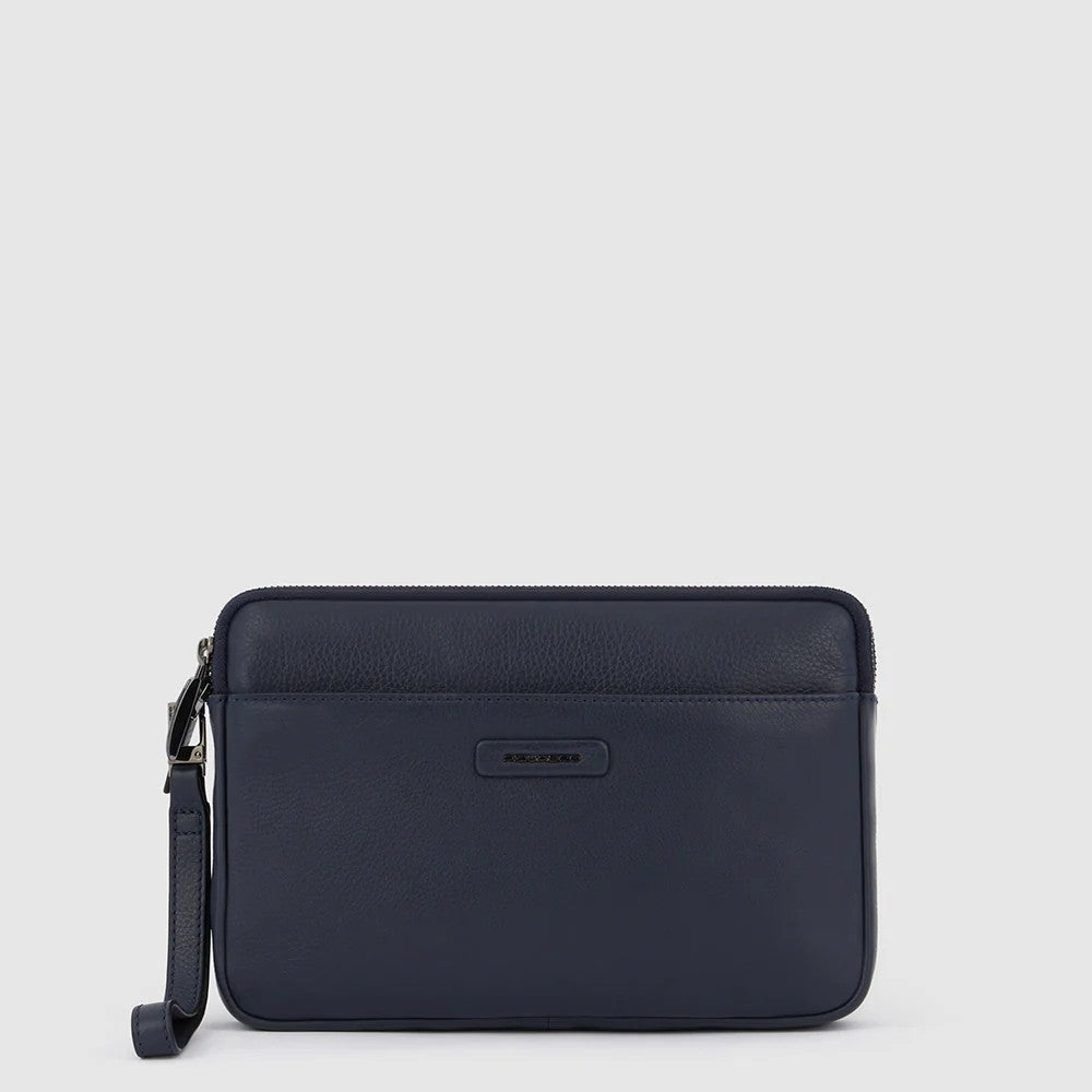 Piquadro pochette in pelle "Modus Special" Blu AC6156MOSR.BLU