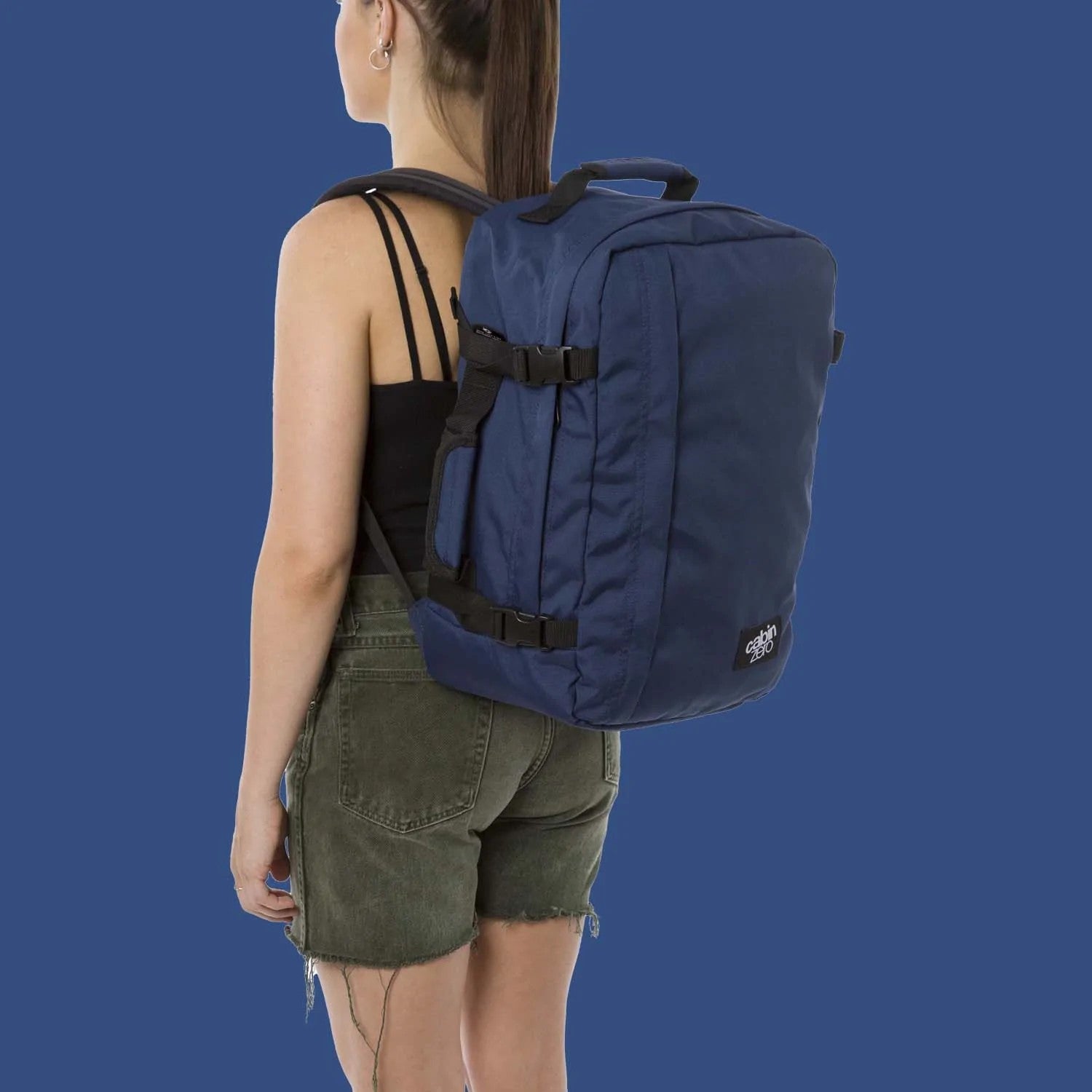 Cabin Zero zaino 36L da viaggio in tessuto "Classic" Blu CZ17.1205 NAVY