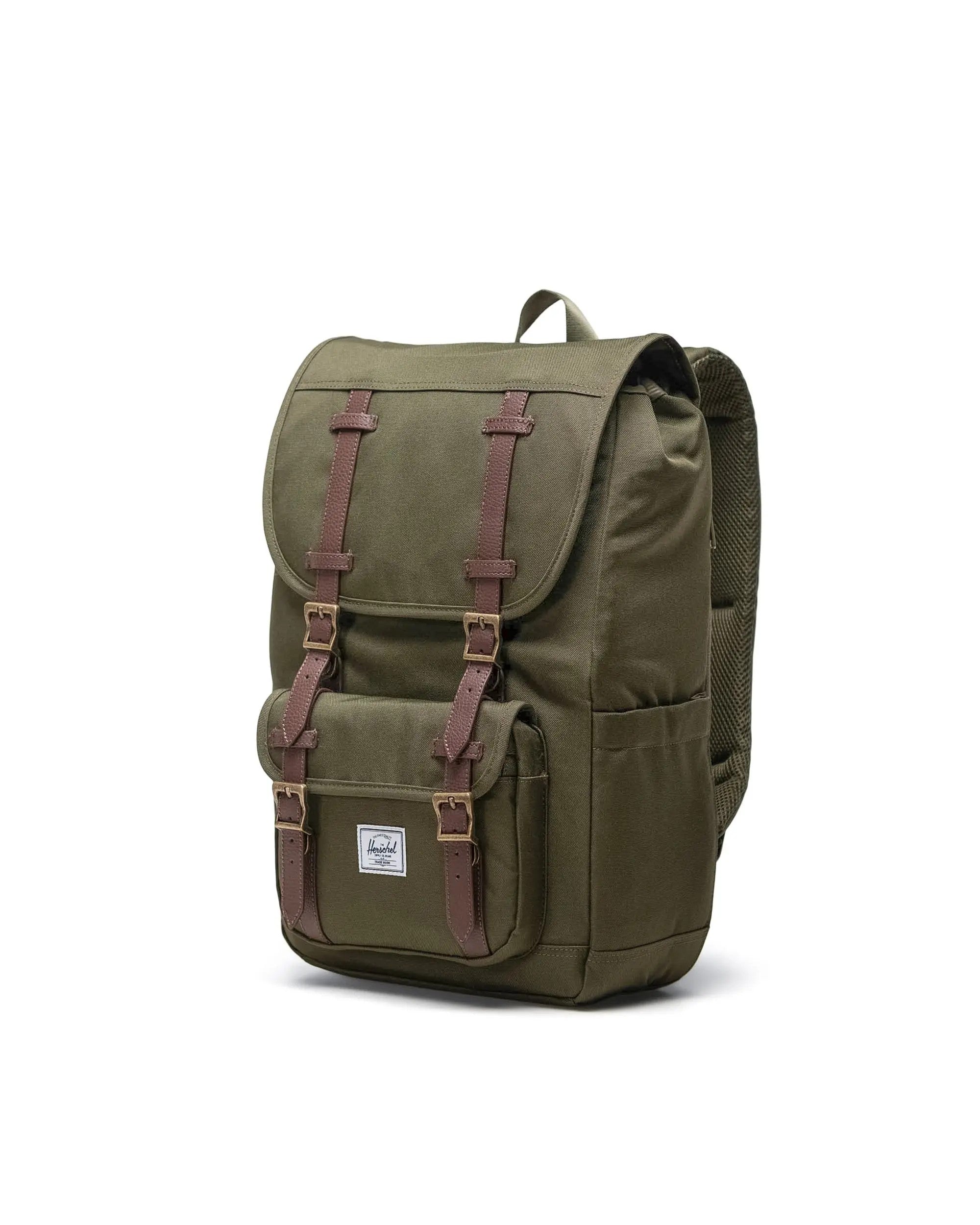 Herschel zaino in tessuto "Little America Mid" Verde LITTLE AMERICA MID.IVY GREEN