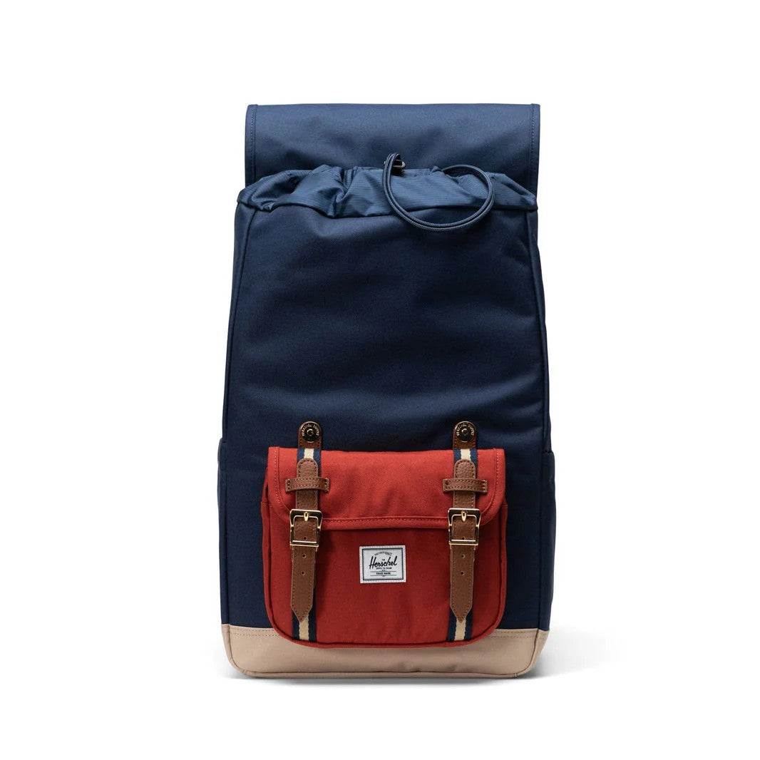 Herschel zaino in tessuto "Little America Mid" Multicolor LITTLE AMERICA MID.IRIS/RED/TW