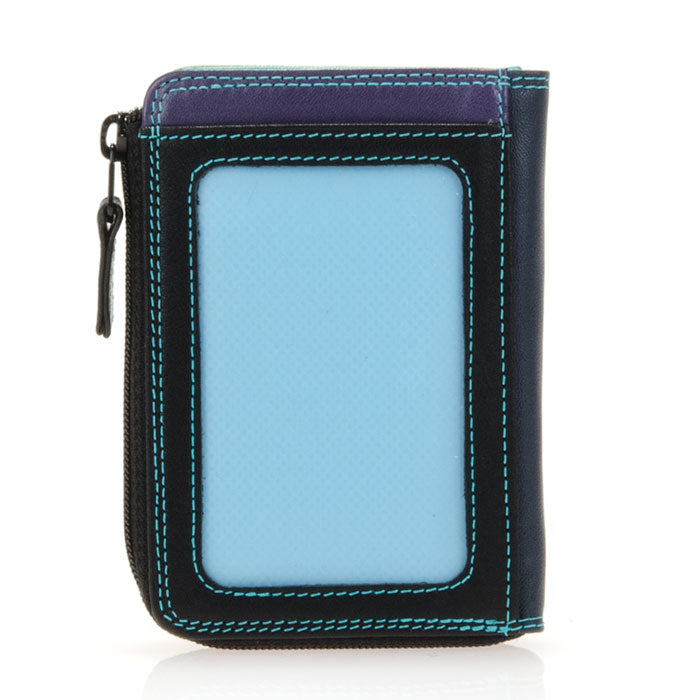 Mywalit porta carte di credito in pelle "Classic" Multicolor 334.4 BLACK/PACE