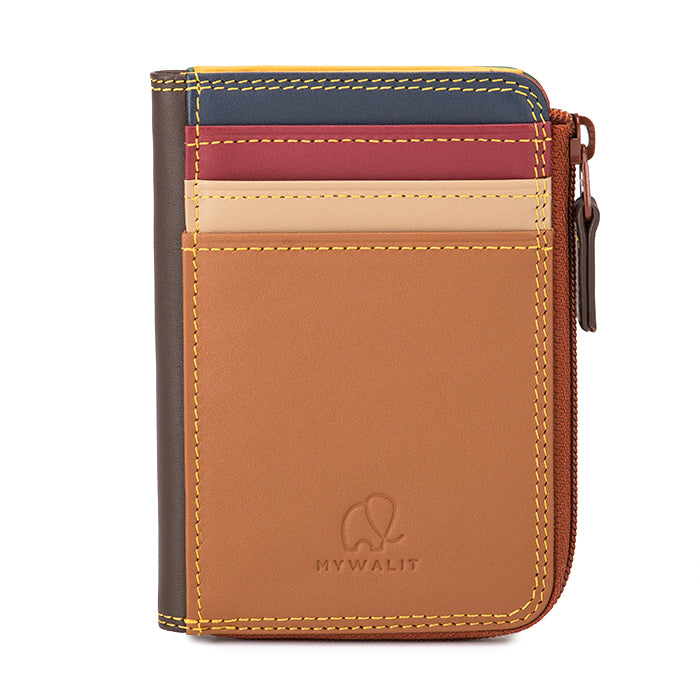 Mywalit porta carte di credito in pelle "Classic" Multicolor 334.174 BOSCO