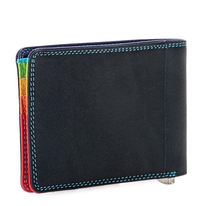 Mywalit portafogli con molletta in pelle "Mens Range" Multicolor 4504.4 BLACK/PACE