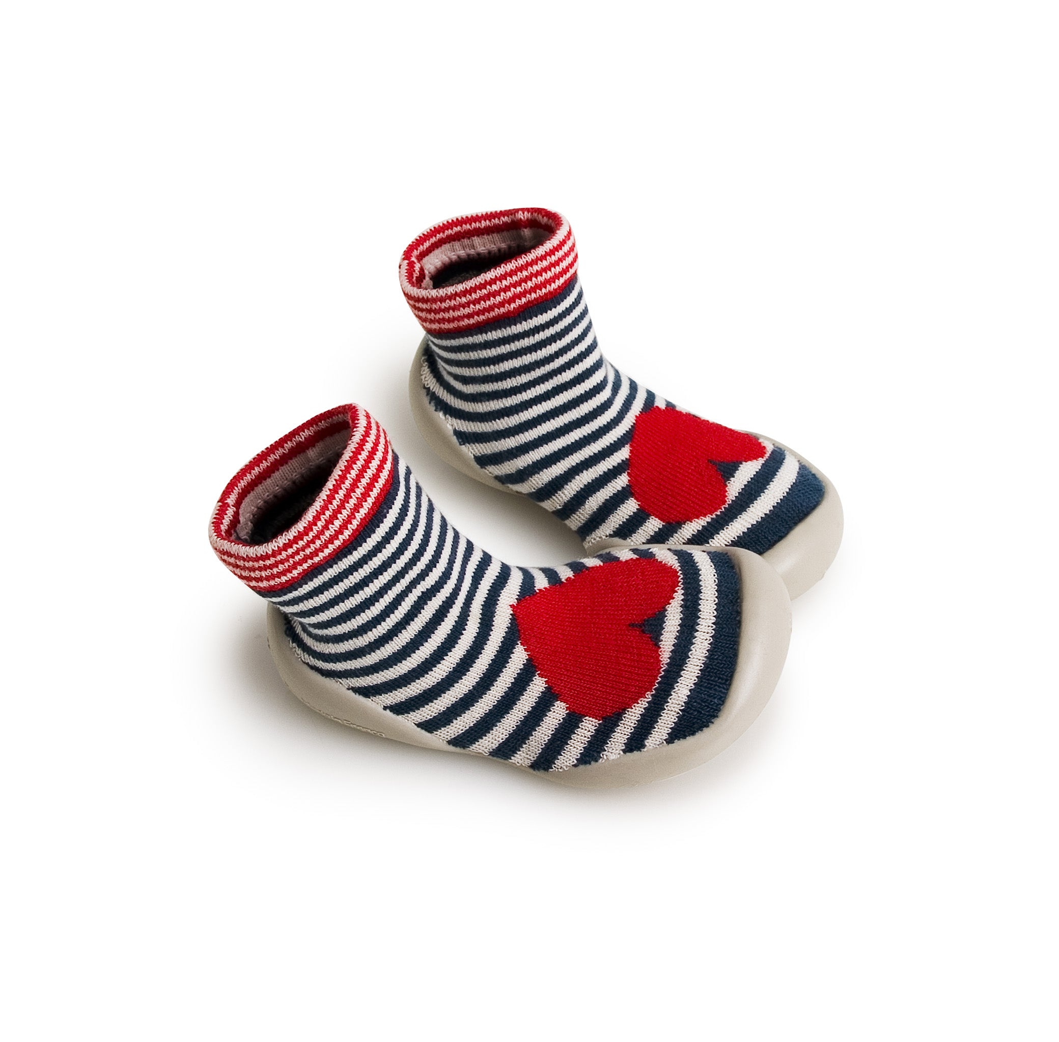 Collegien calze pantofole antiscivolo in tessuto "Chaussons" Multicolor 951A.BEBOP