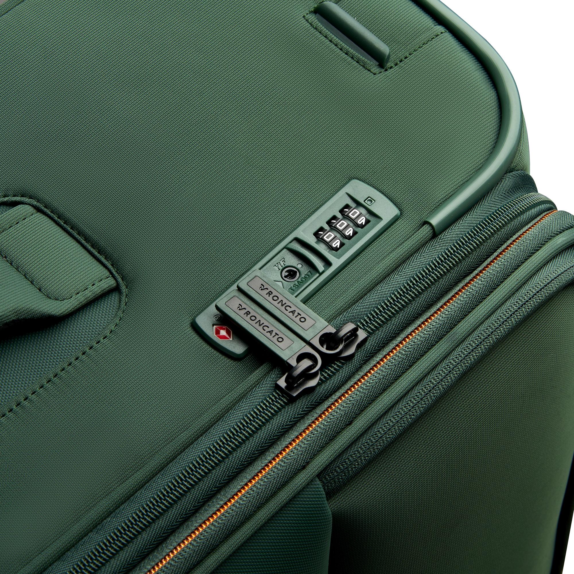 Roncato trolley grande in tessuto "Move" Verde 415351.47 VERDE MIMETICO