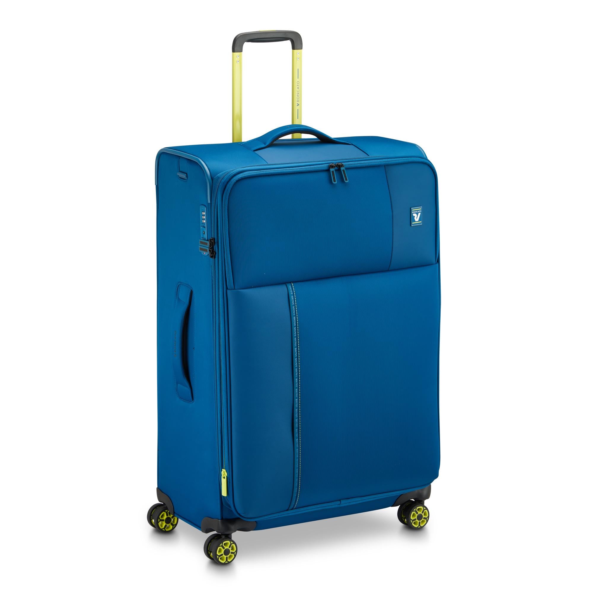 Roncato trolley grande in tessuto "Move" Blu 415351.53 BLU LAGUNA