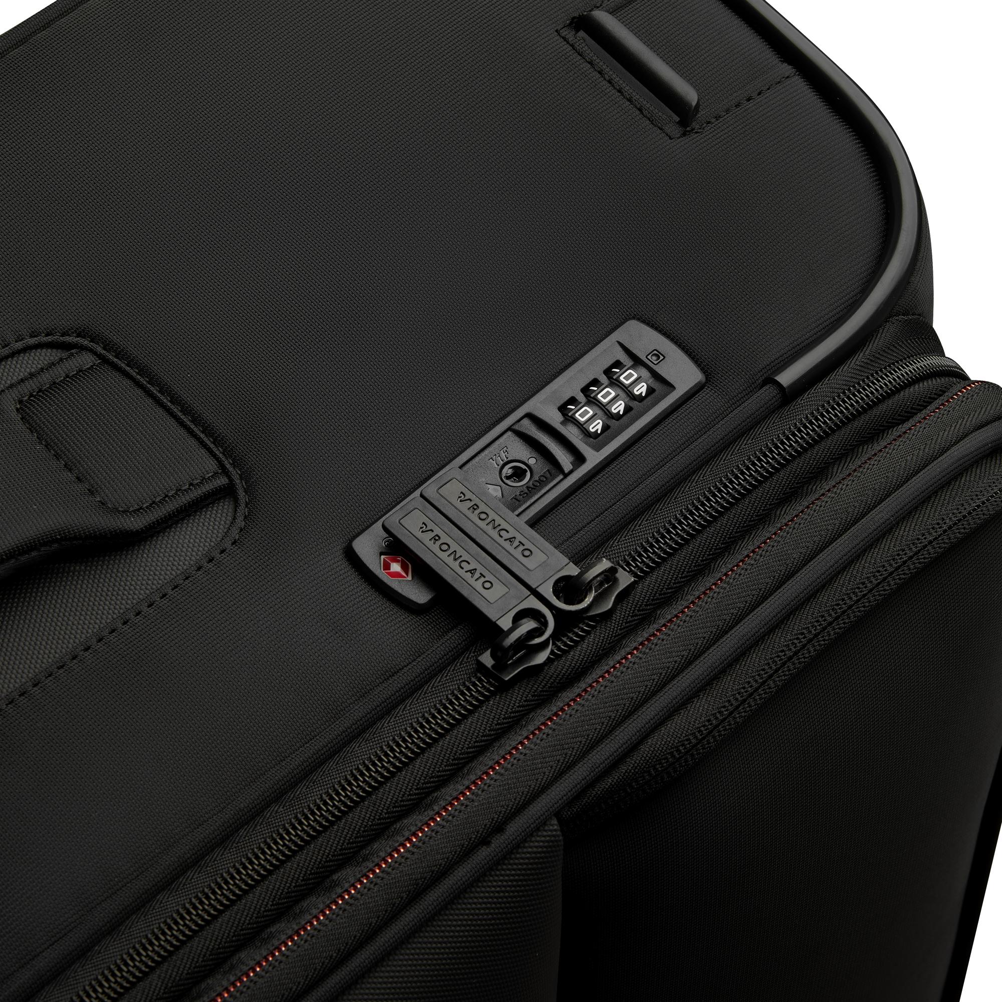 Roncato trolley medio in tessuto "Move" Nero 415352.81 NERO FUMO