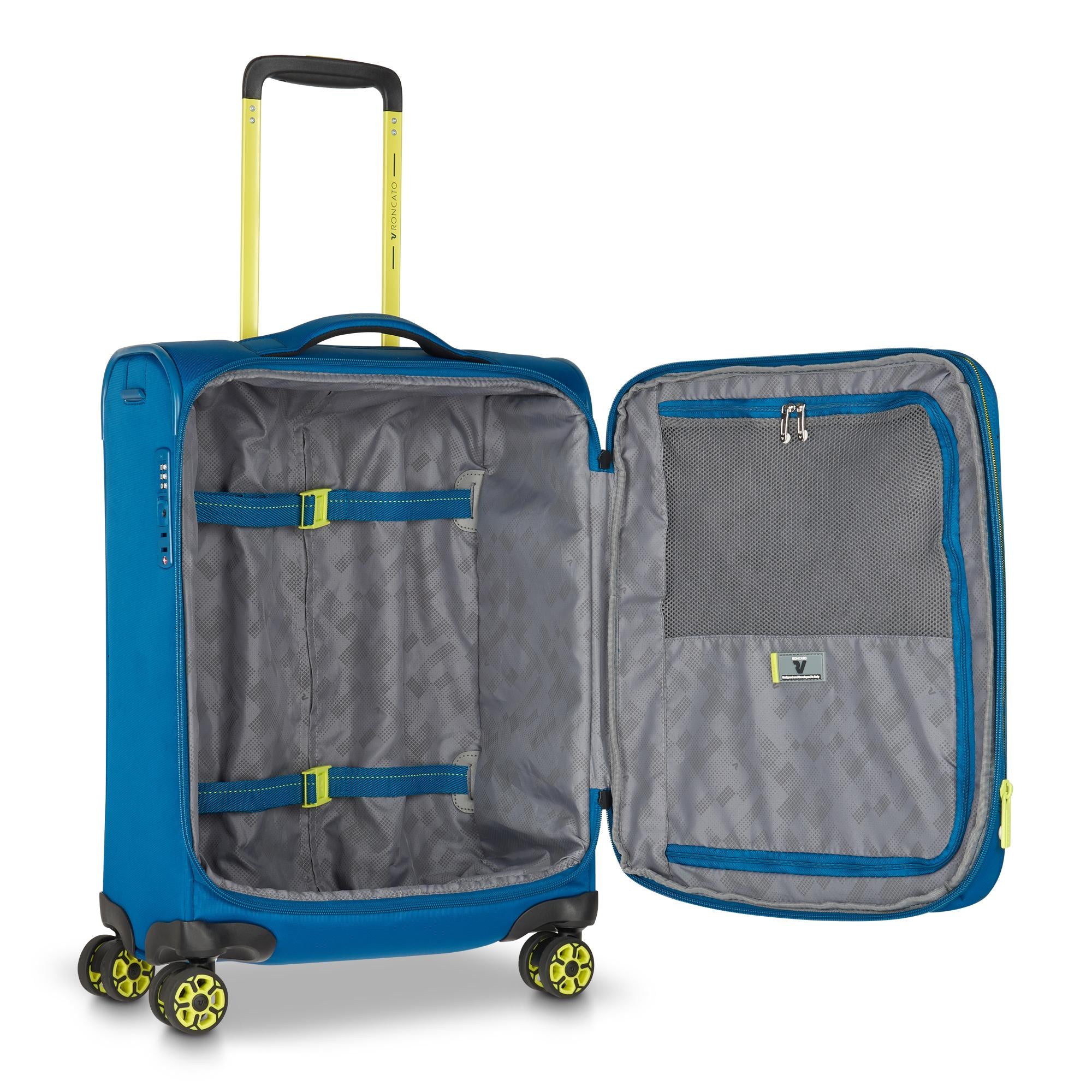 Roncato trolley cabina in tessuto "Move" Blu 415353.53 BLU LAGUNA