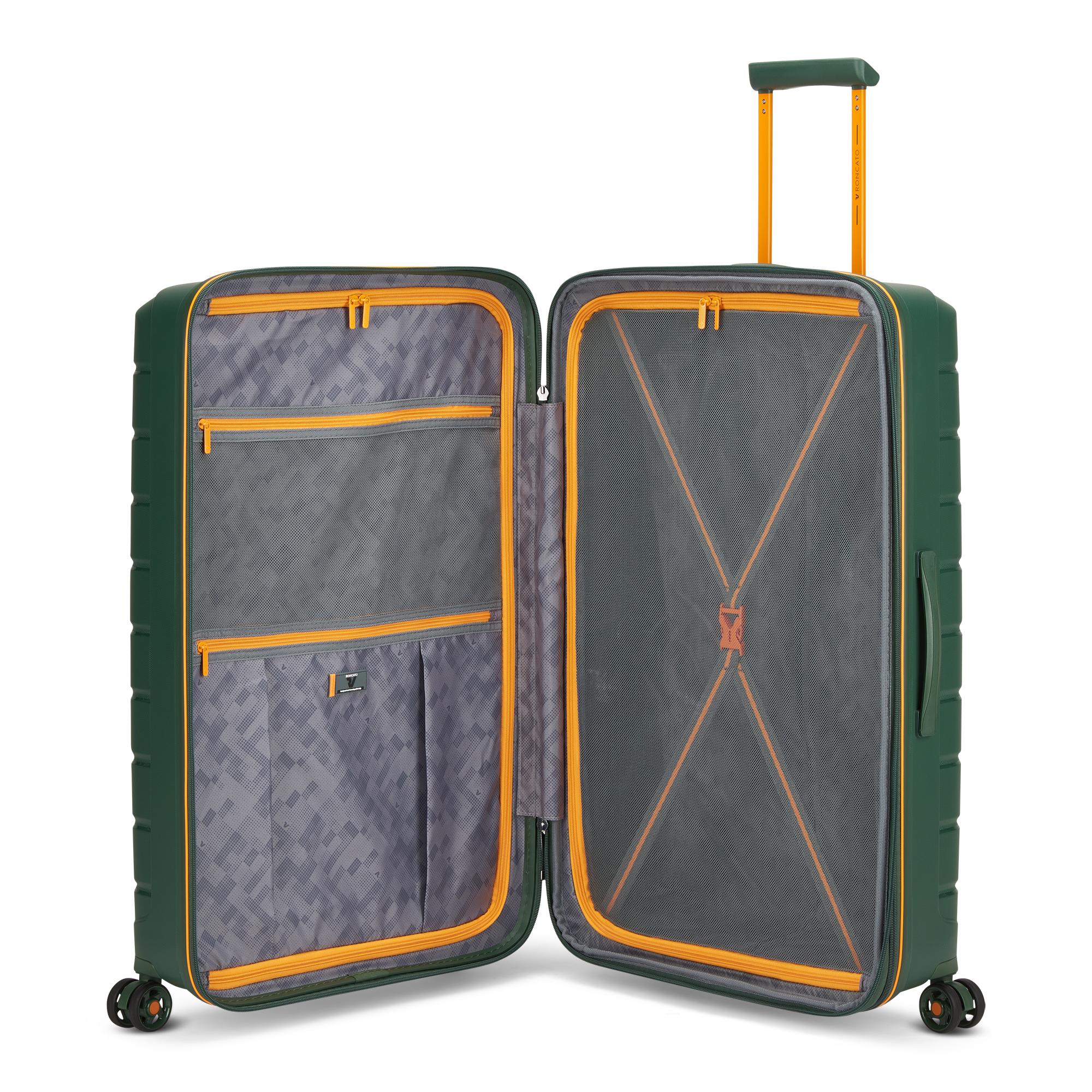 Roncato trolley grande in polipropilene "B-Flying Move" Verde 418181.47 VERDE MIMETICO