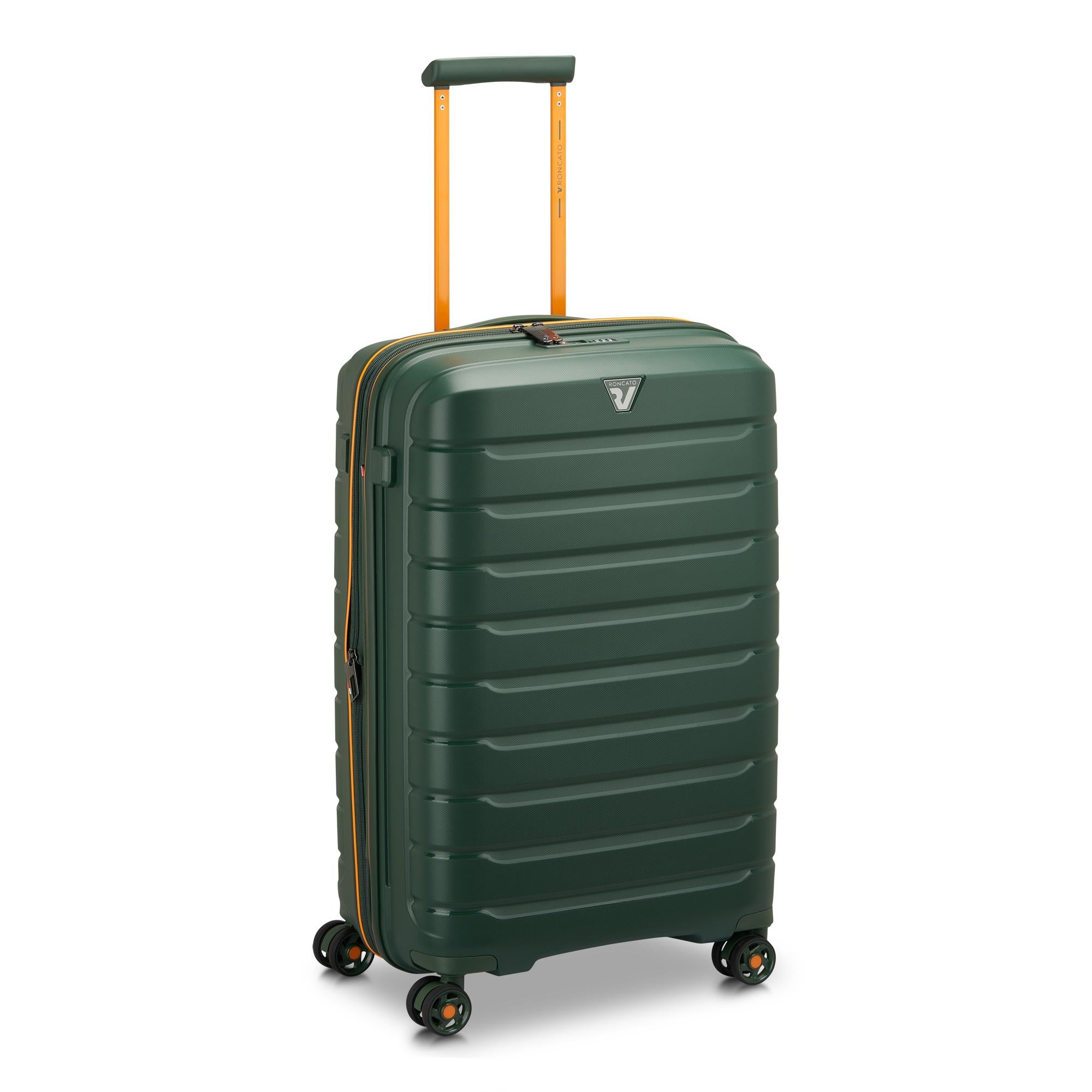 Roncato trolley medio in polipropilene "B-Flying" Verde 418182.47 VERDE MIMETICO