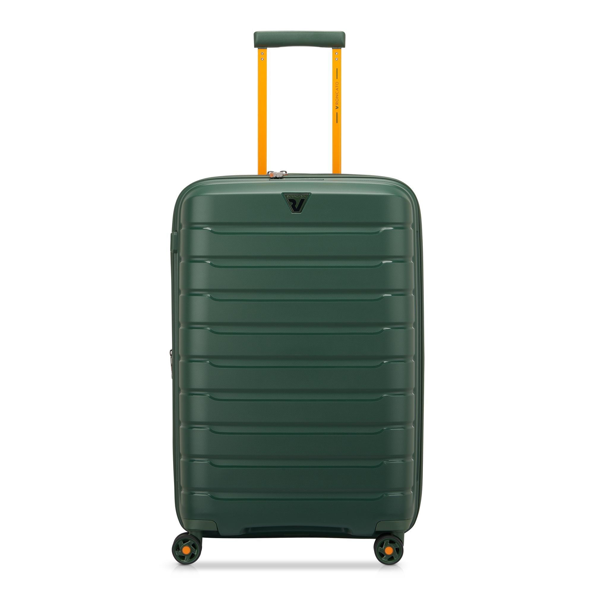 Roncato trolley medio in polipropilene "B-Flying" Verde 418182.47 VERDE MIMETICO