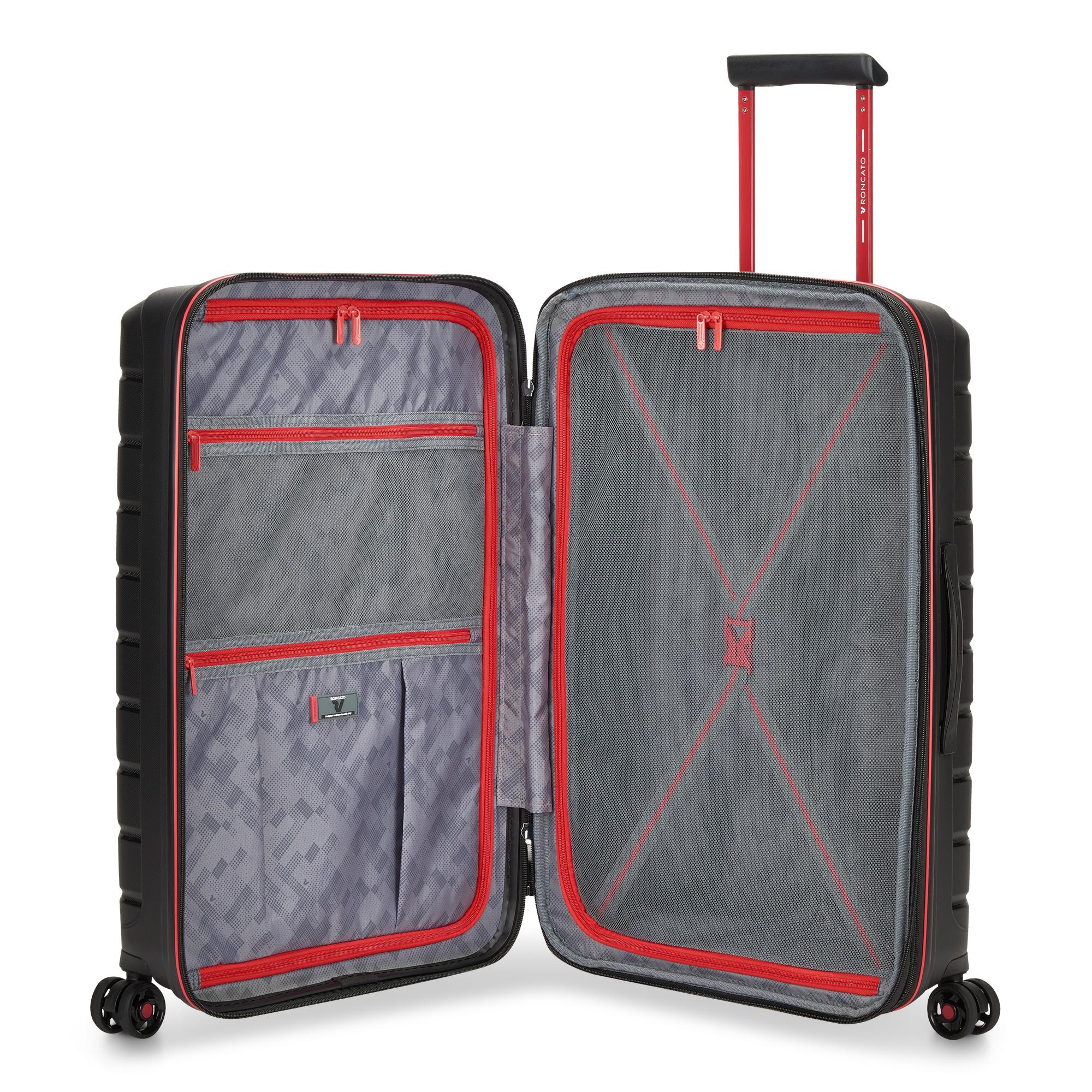 Roncato trolley medio in polipropilene "B-Flying" Nero 418182.81 NERO FUMO