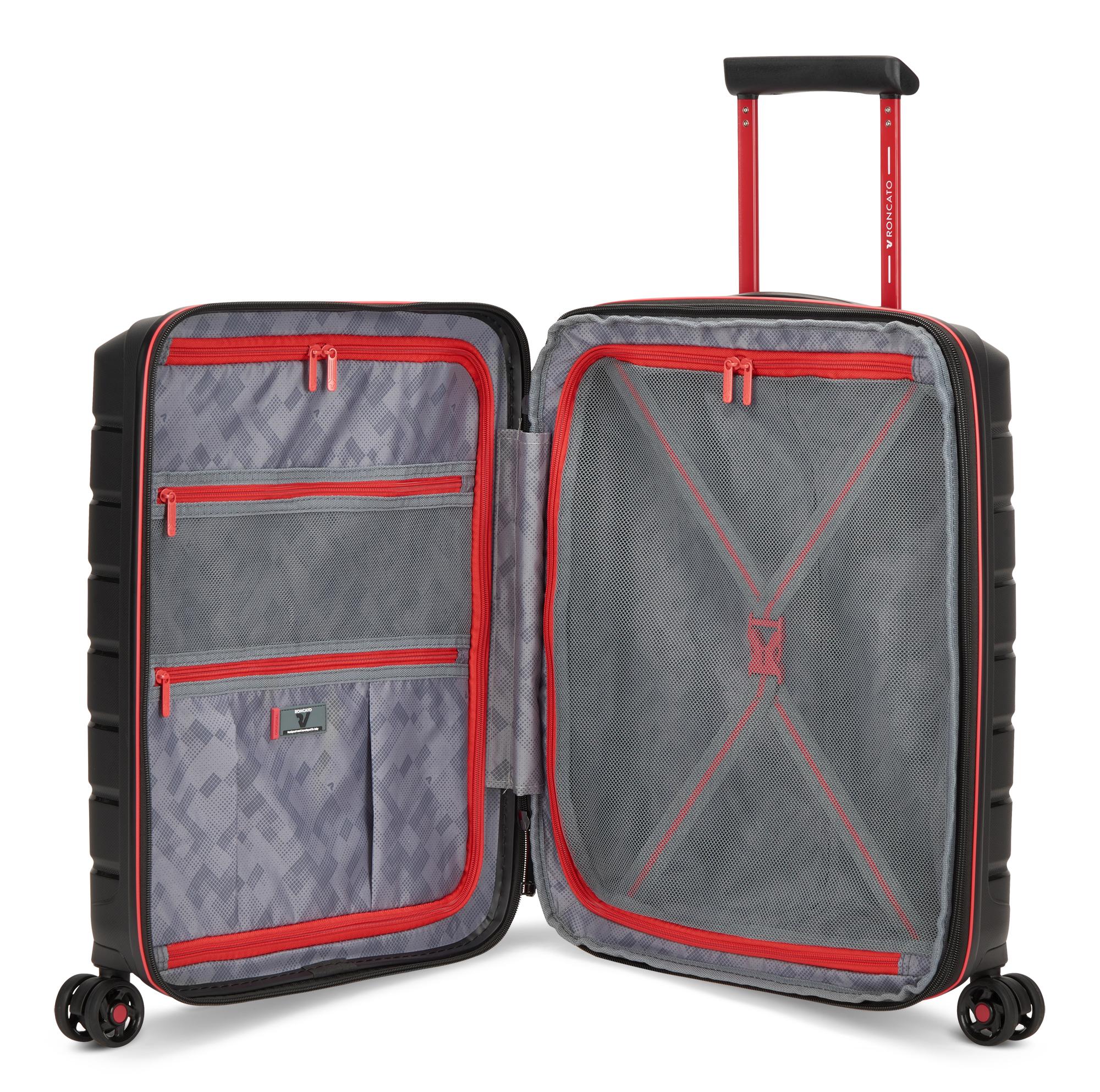 Roncato trolley cabina in polipropilene "B-Flying Move" Nero 418183.81 NERO FUMO