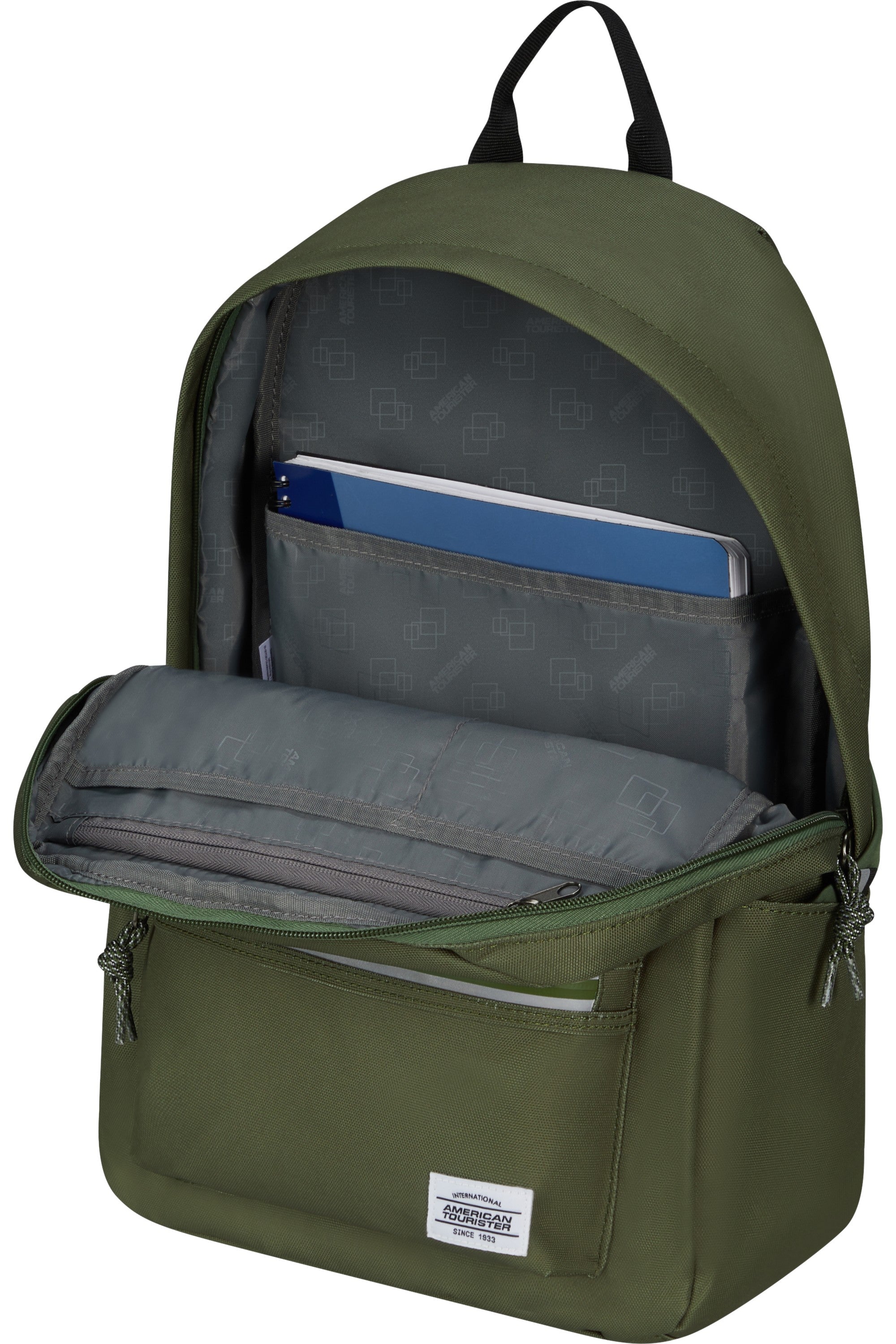 American Tourister zaino in tessuto "Brightup" Verde 150956.1635 OLIVE GREEN