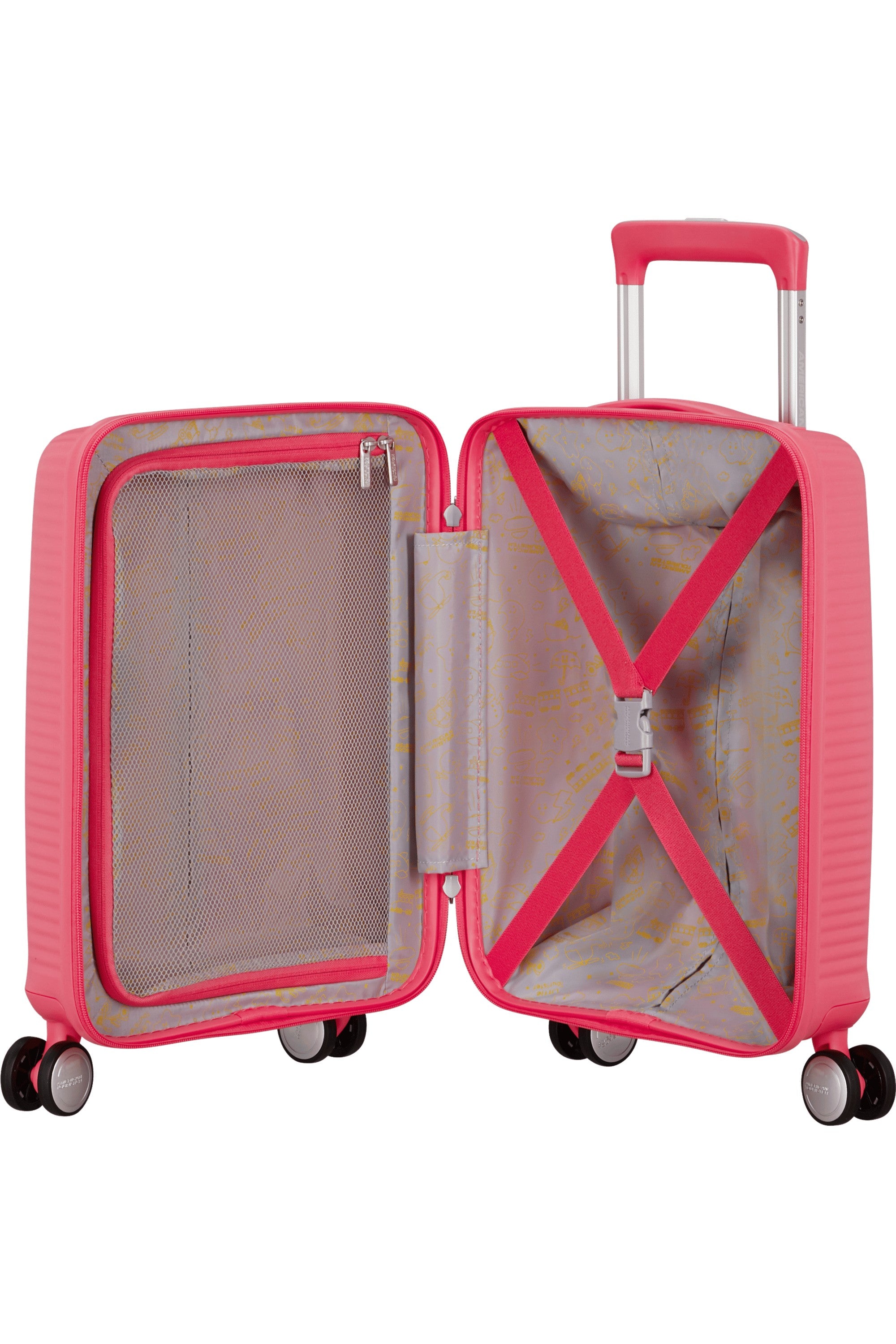 American Tourister trolley cabina Easyjet in polipropilene "Soundbox" Rosa 152934.A039 SUN KISSED CORAL