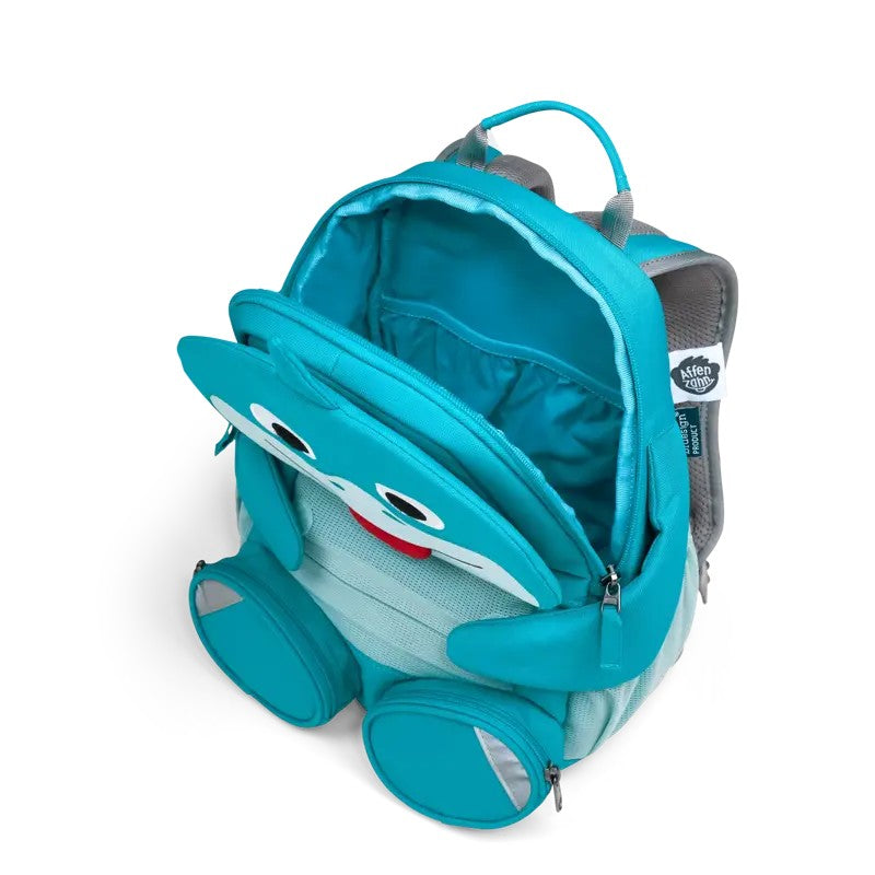 Affenzahn zainetto kids in tessuto Azzurro GRANDE AMICO.SQUALO