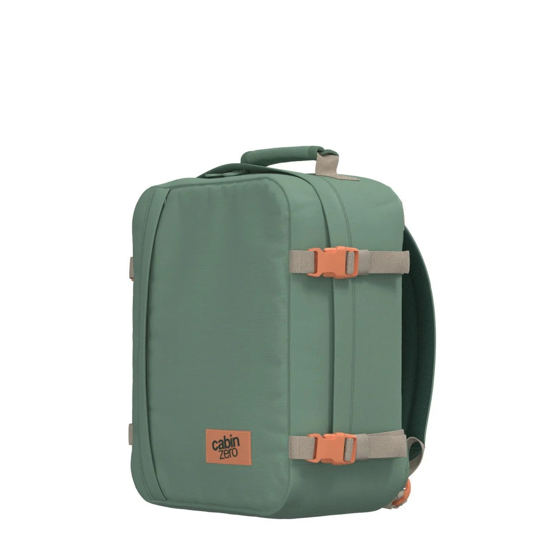 Cabin Zero zaino 28L da viaggio in tessuto "Classic" Verde CZ08.2401 SAGE FOREST