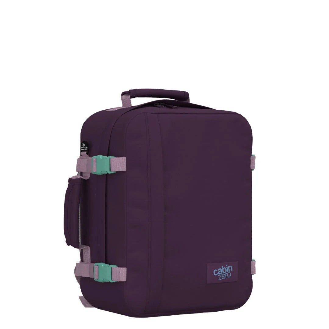 Cabin Zero zaino 28L da viaggio in tessuto "Classic" Viola CZ08.2403 MIDNIGHT PURPLE