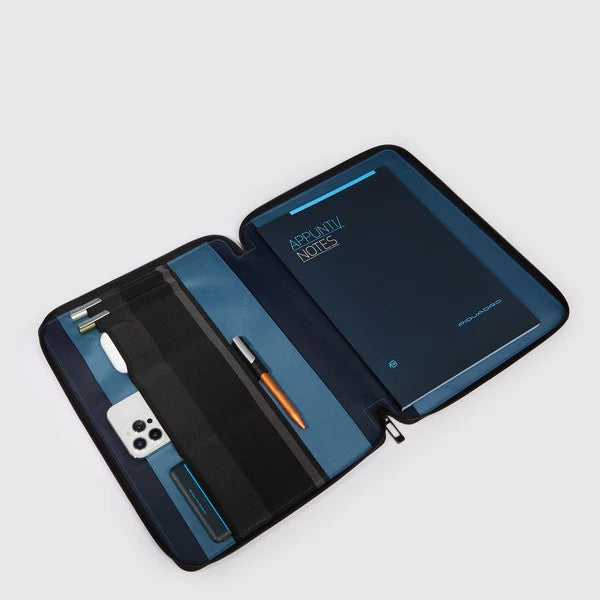 Piquadro porta blocco in tessuto "Wollem" Blu PB6554W129.BLU