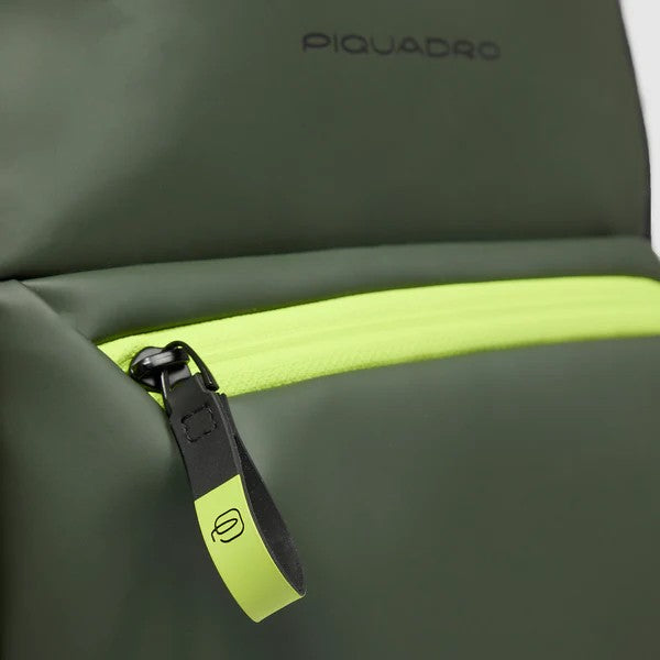 Piquadro zaino porta pc in tessuto tecnico "C2O" Verde CA6464C2OW.VE