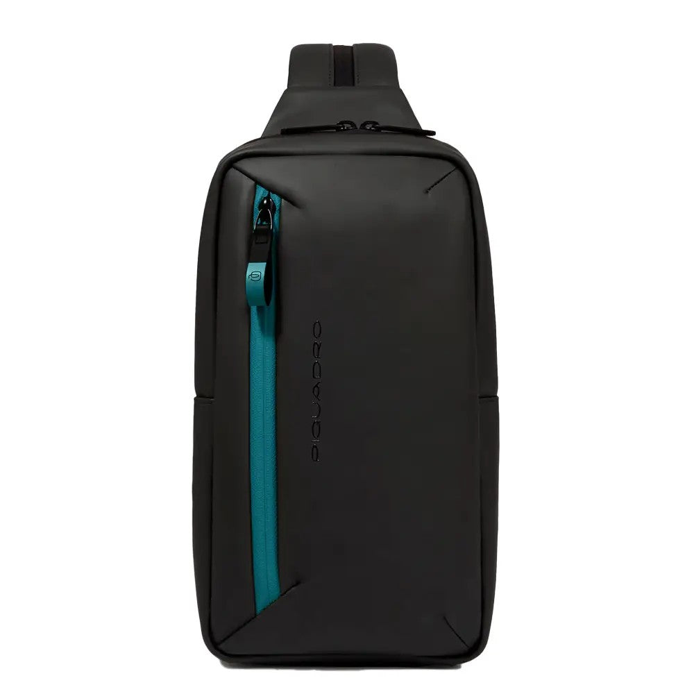 Piquadro monospalla in tessuto tecnico "C2O" Nero CA6466CO2W.N