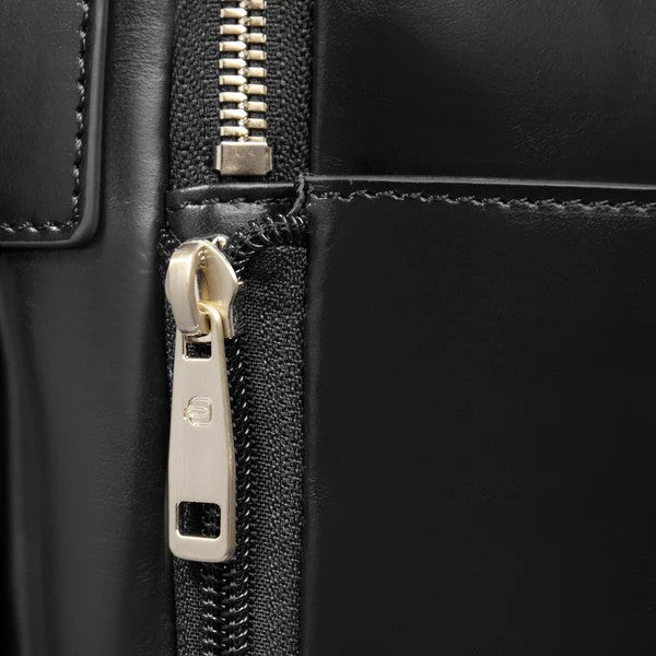Piquadro zaino in pelle "Blue Square" Nero CA6678B2.N