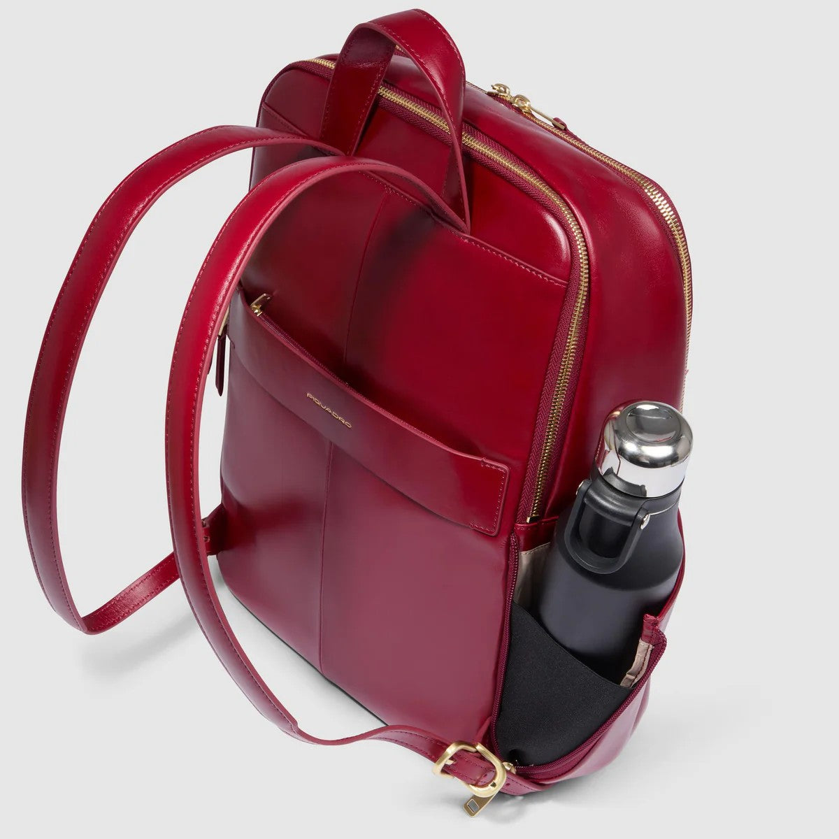 Piquadro zaino in pelle "Blue Square" Rosso CA6678B2.R