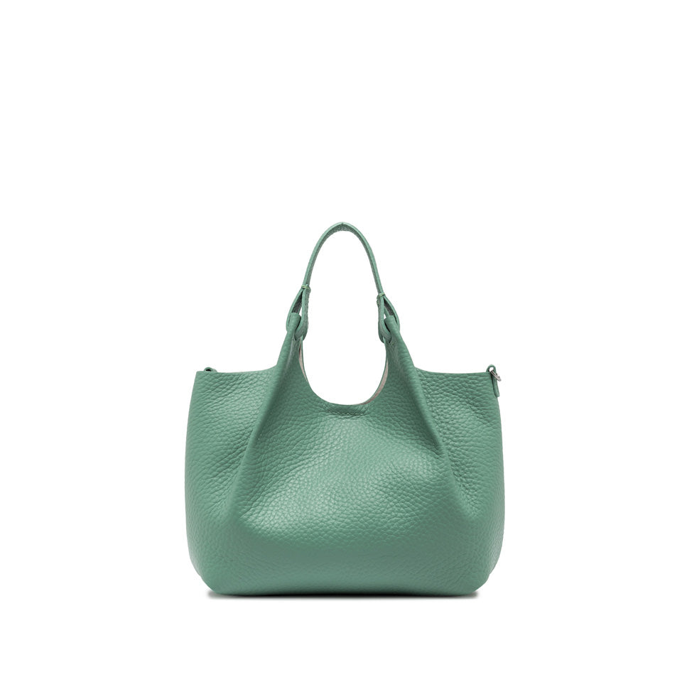 Gianni Chiarini borsa shopping in pelle "Dua" Verde BS9719RNGDBL.13859 MENTA-SABBI