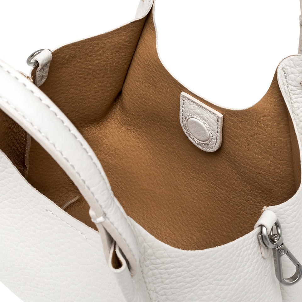 Gianni Chiarini borsa shopping in pelle "Dua" Avorio BS9719RNGDBL.13347 SABBIA-NATU