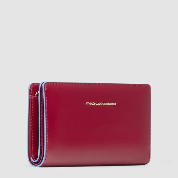 Piquadro portafogli in pelle "Blue Square" Rosso PD6661B2R.R