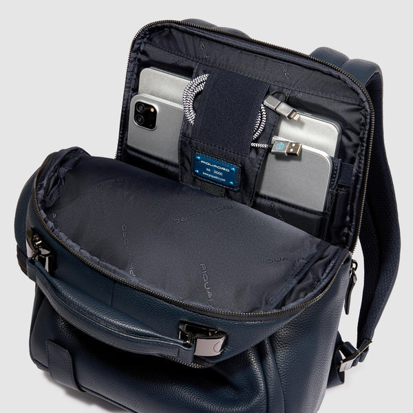 Piquadro zaino in pelle "Modus Special" Blu CA6289MOS.BLU