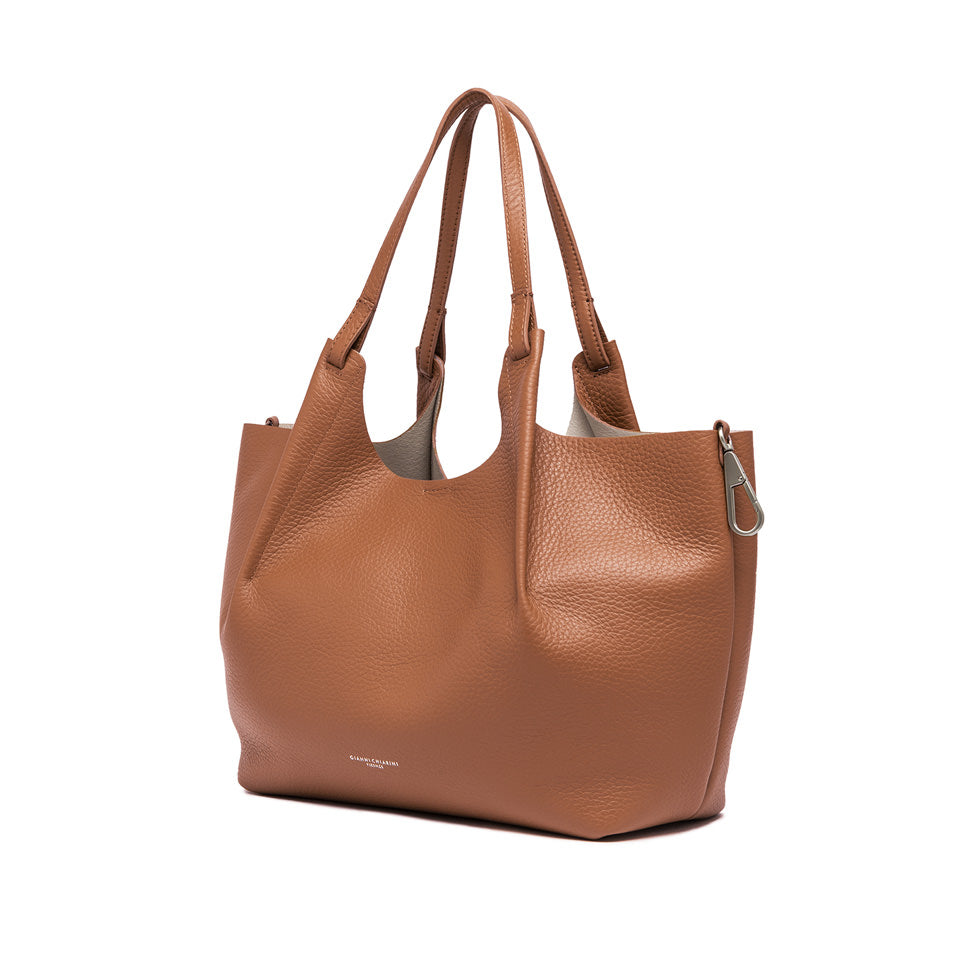 Gianni Chiarini borsa shopping in pelle "Dua" Cuoio BS9720RNGDBL.13857 CARAMELLO-S
