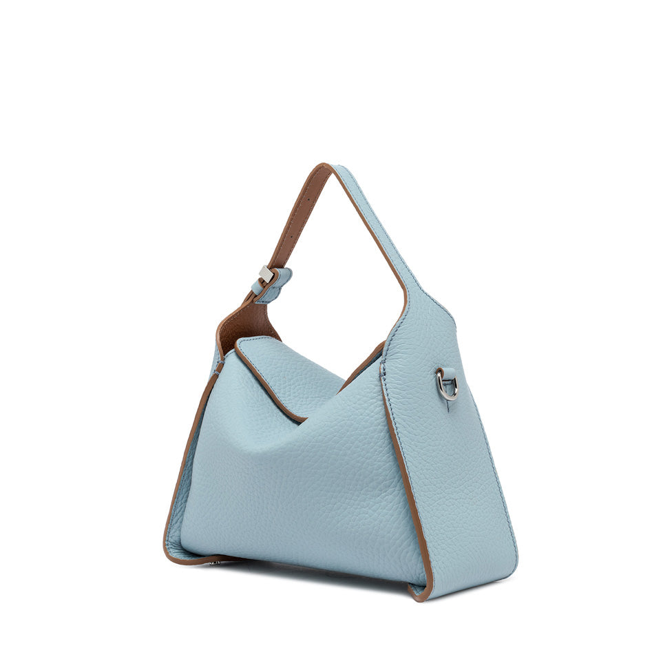 Gianni Chiarini borsa a spalla in pelle "Penelope" Azzurro BS11351RNGDBL.13862 SKY-CARAME