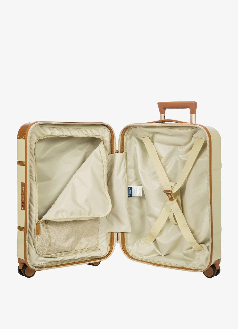 Bric's trolley cabina in policarbonato e pelle "Bellagio" Avorio BBG38301.014 CREAM