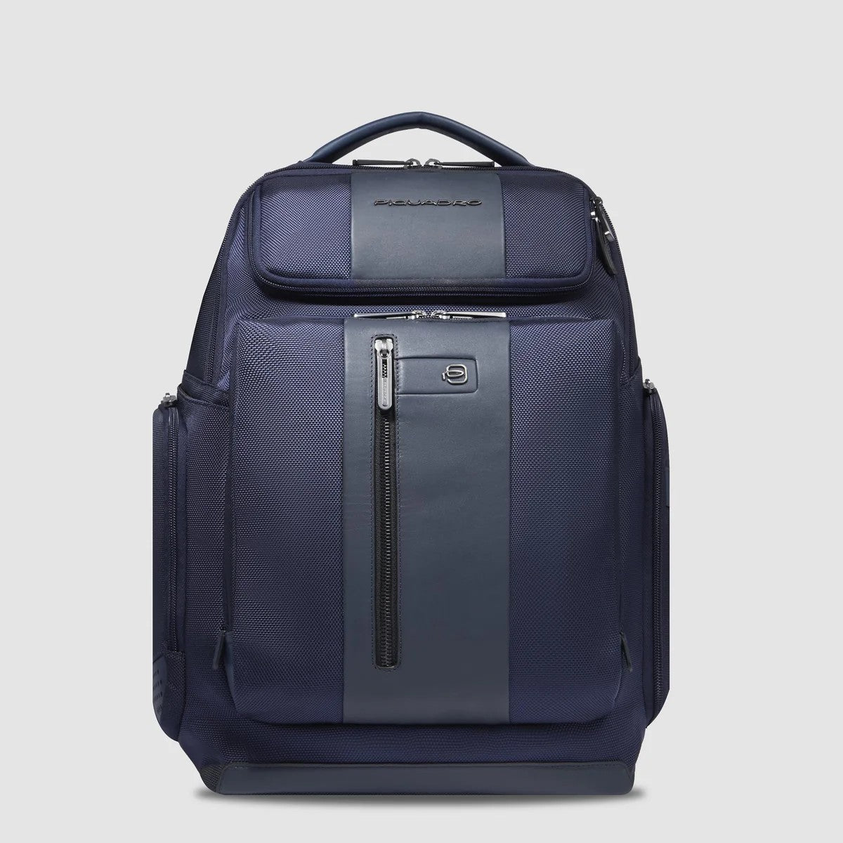 Piquadro zaino in tessuto e pelle "Brief 2" Blu CA5477BR2.BLU