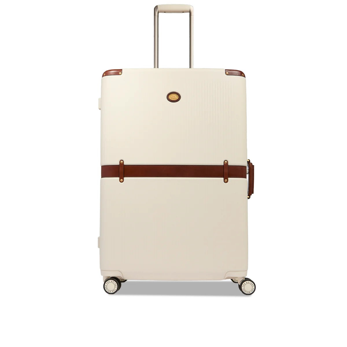 The Bridge trolley grande in policarbonato "Story Viaggio Trunks" Avorio 0710252D.3B NATURALE