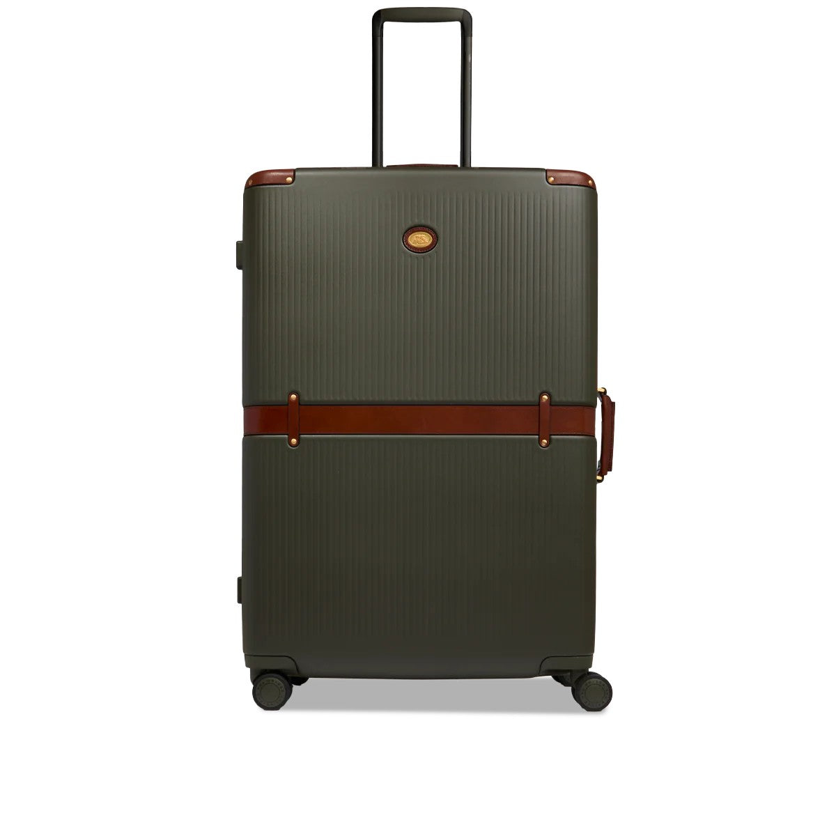 The Bridge trolley grande in policarbonato "Story Viaggio Trunks" Verde 0710252D.F6 FORESTA