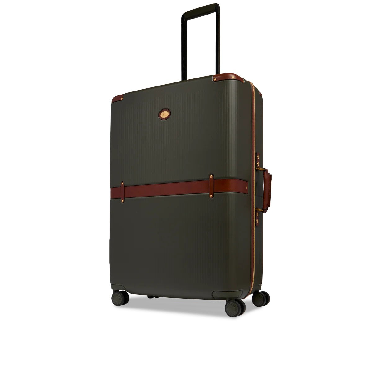 The Bridge trolley grande in policarbonato "Story Viaggio Trunks" Verde 0710252D.F6 FORESTA