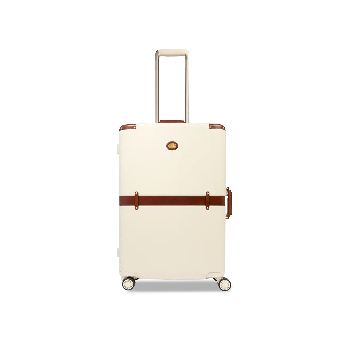 The Bridge trolley medio in policarbonato "Story Viaggio Trunks" Avorio 0710152D.3B NATURALE