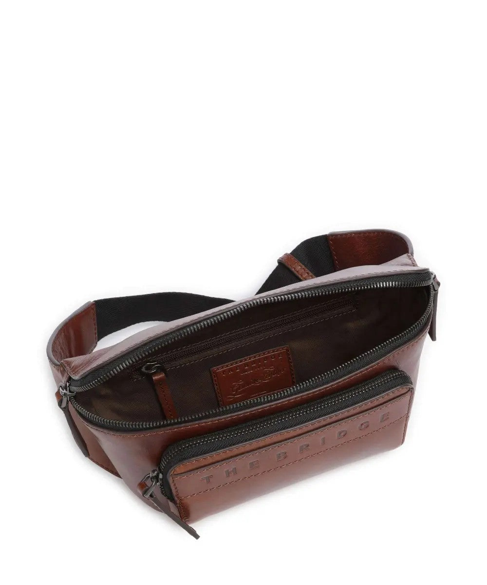 The Bridge marsupio in pelle "Giacomo" Marrone 072805EX.1A