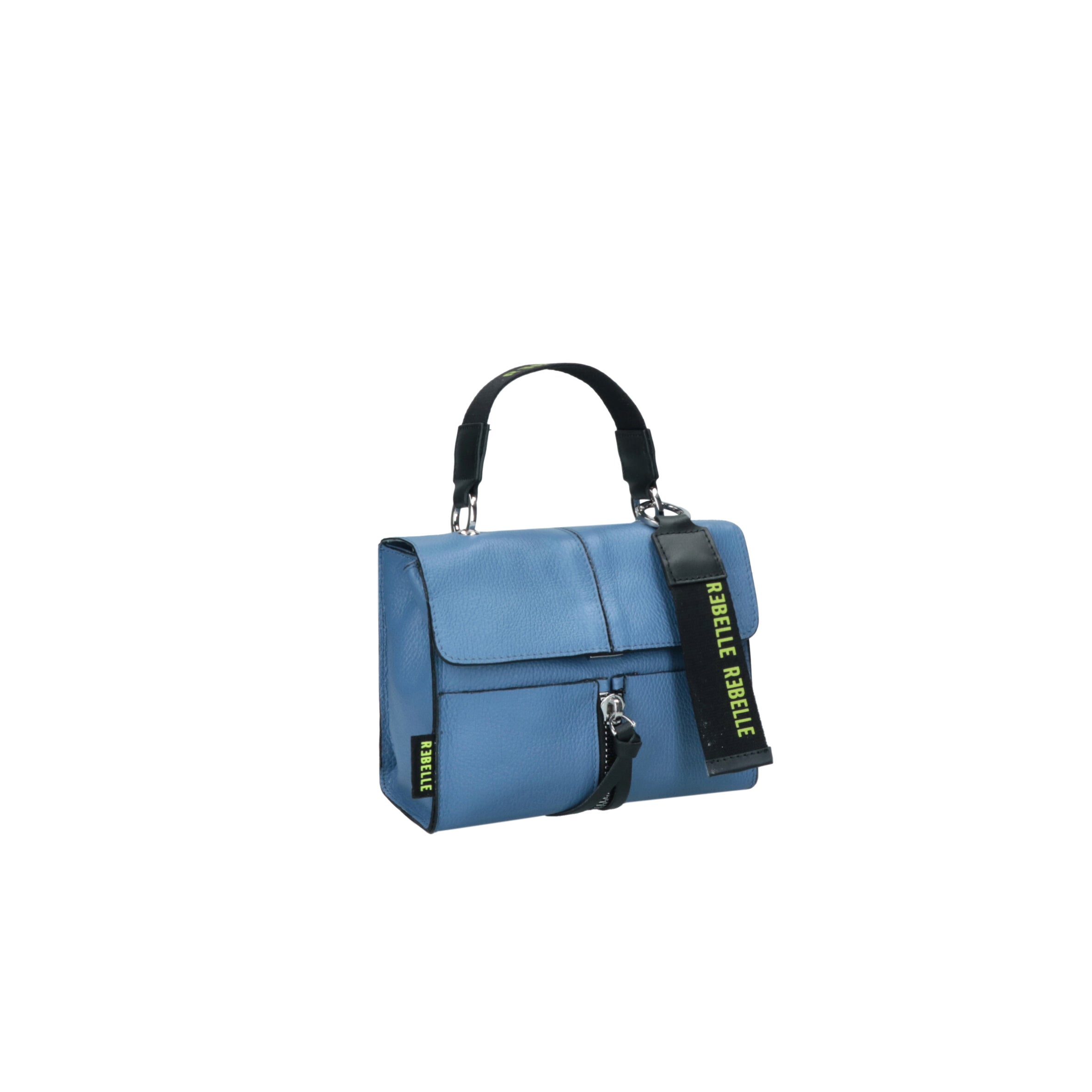 REBELLE borsa a mano in pelle "Chloe" Azzurro REB0002.0071 INDIGO