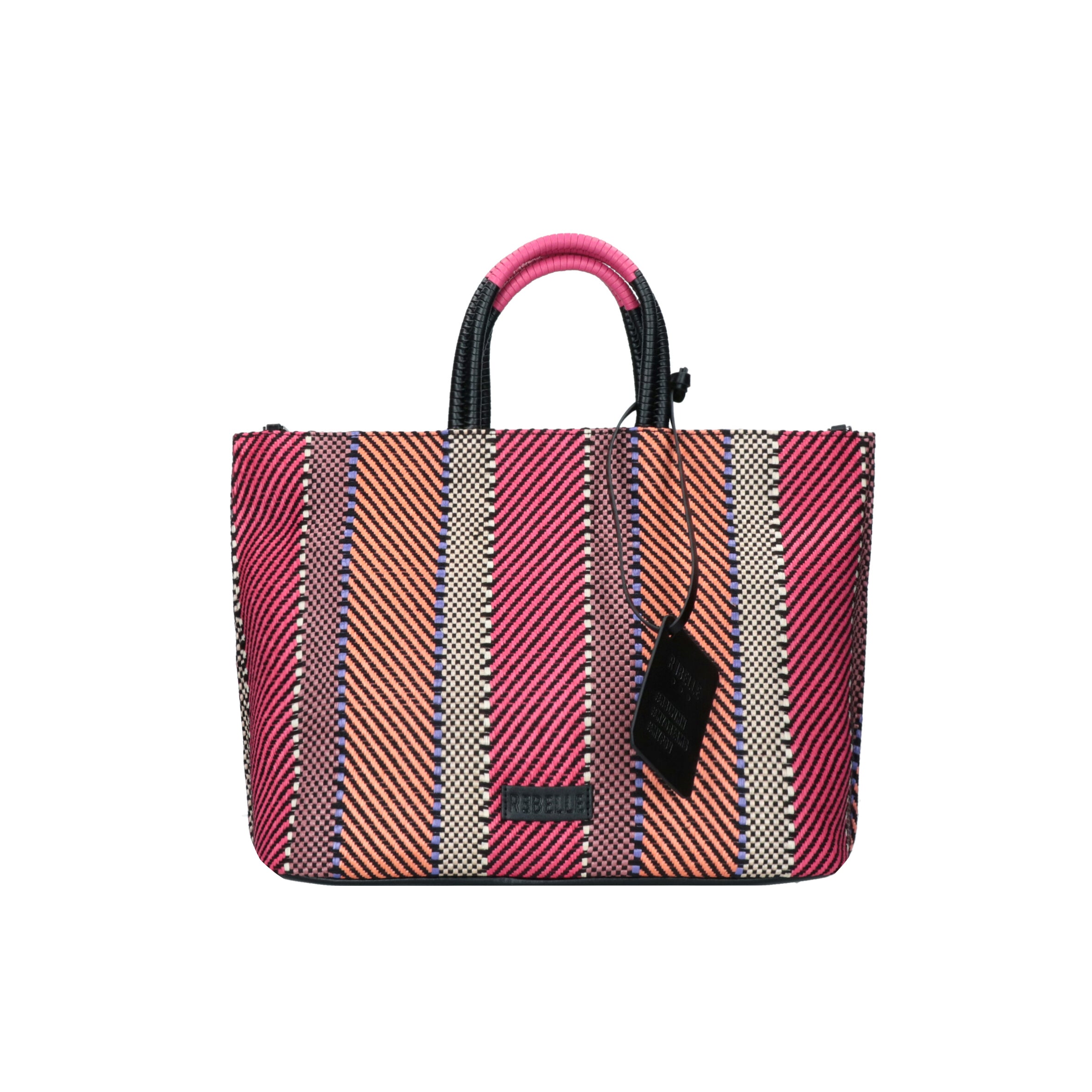 REBELLE borsa a mano in raffia "Filippa Raphia" Multicolor REB0184.0074 PEONY