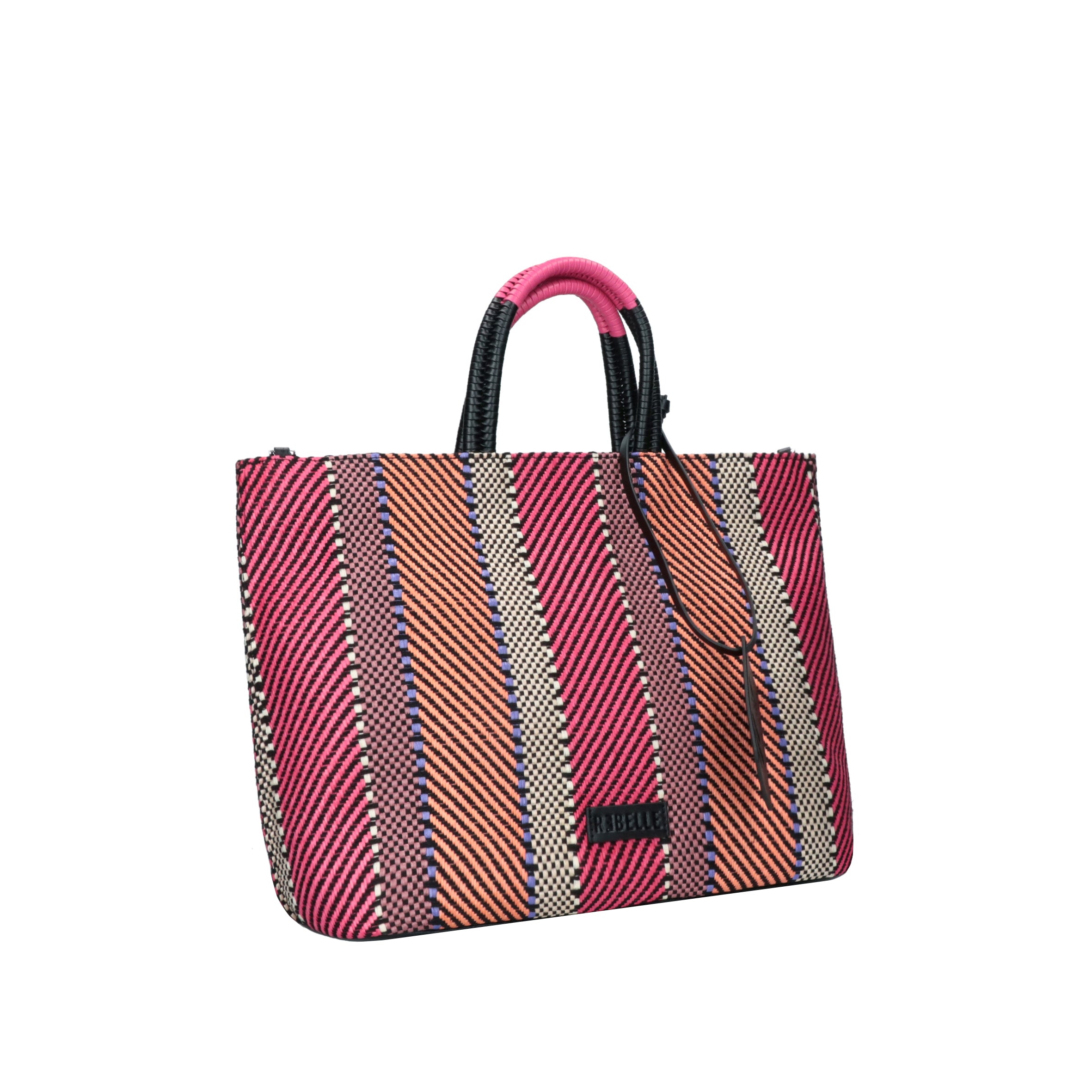 REBELLE borsa a mano in raffia "Filippa Raphia" Multicolor REB0184.0074 PEONY