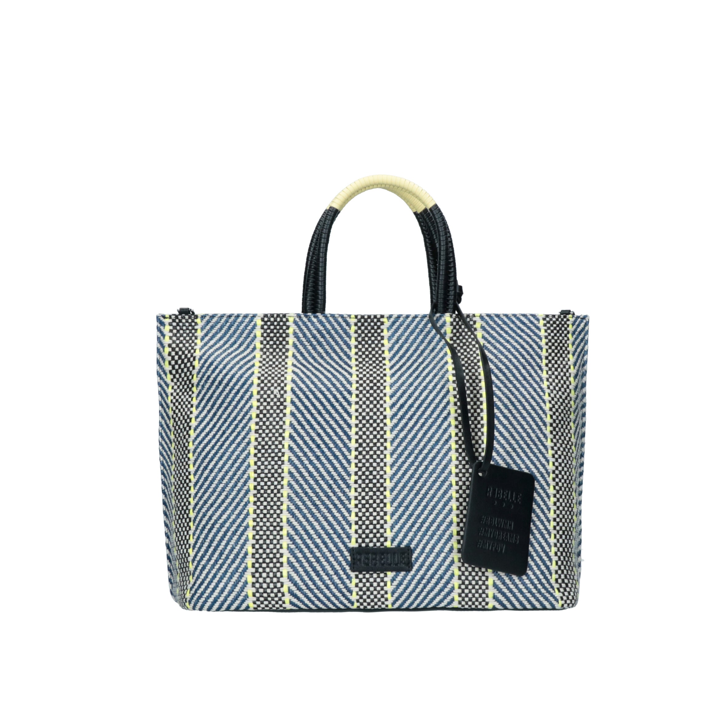 Rebelle borsa a mano in raffia "Filippa Raphia" Multicolor REB0184.0078 DAFFODIL