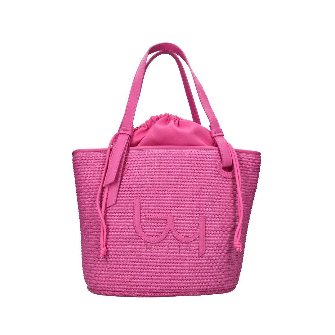 By Byblos borsa shopping in rafia "Creta" Fucsia BYBS35A02.FUCSIA