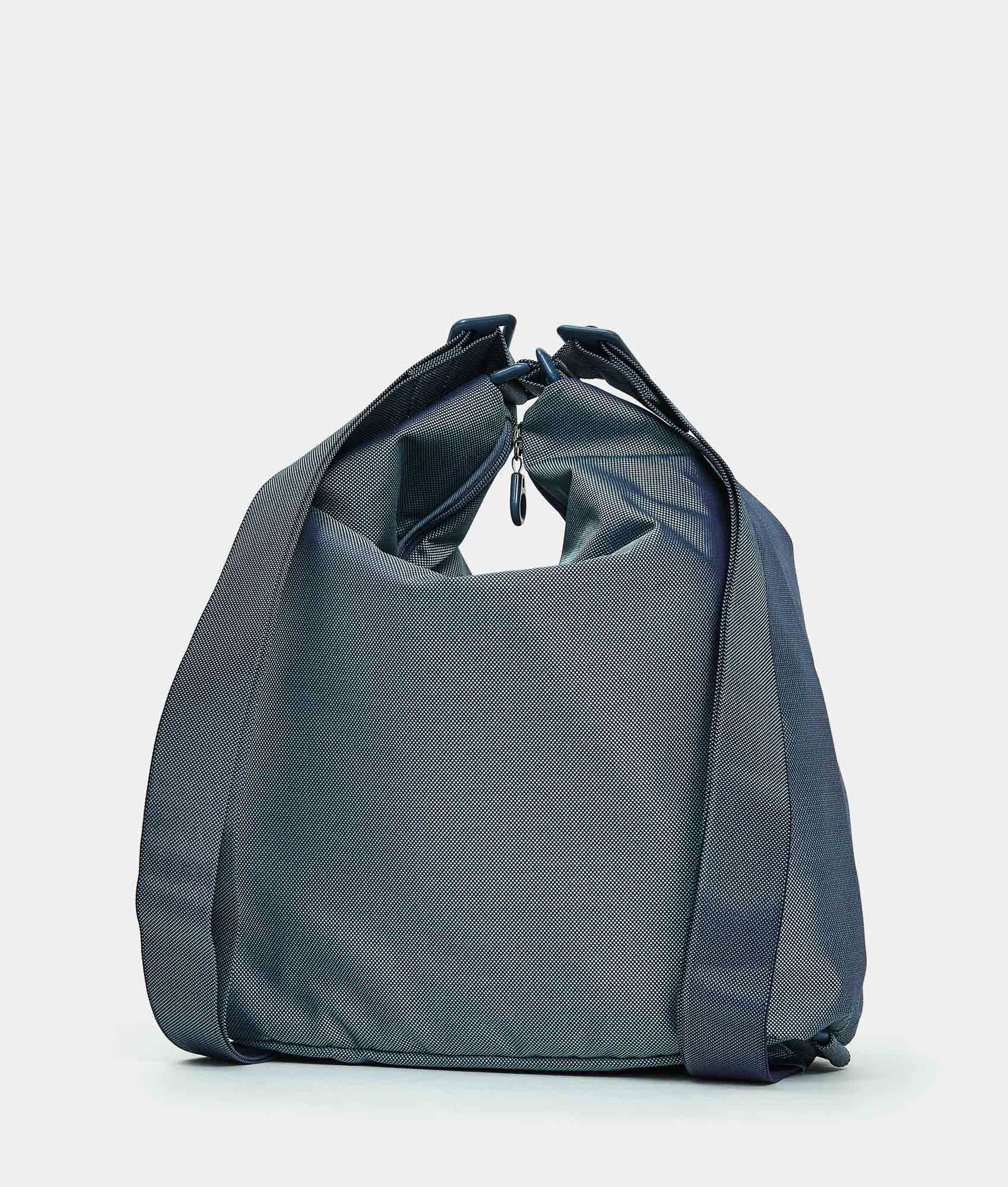 Mandarina Duck borsa zaino in tessuto "MD20" Azzurro QMT09.23E BLUE WING