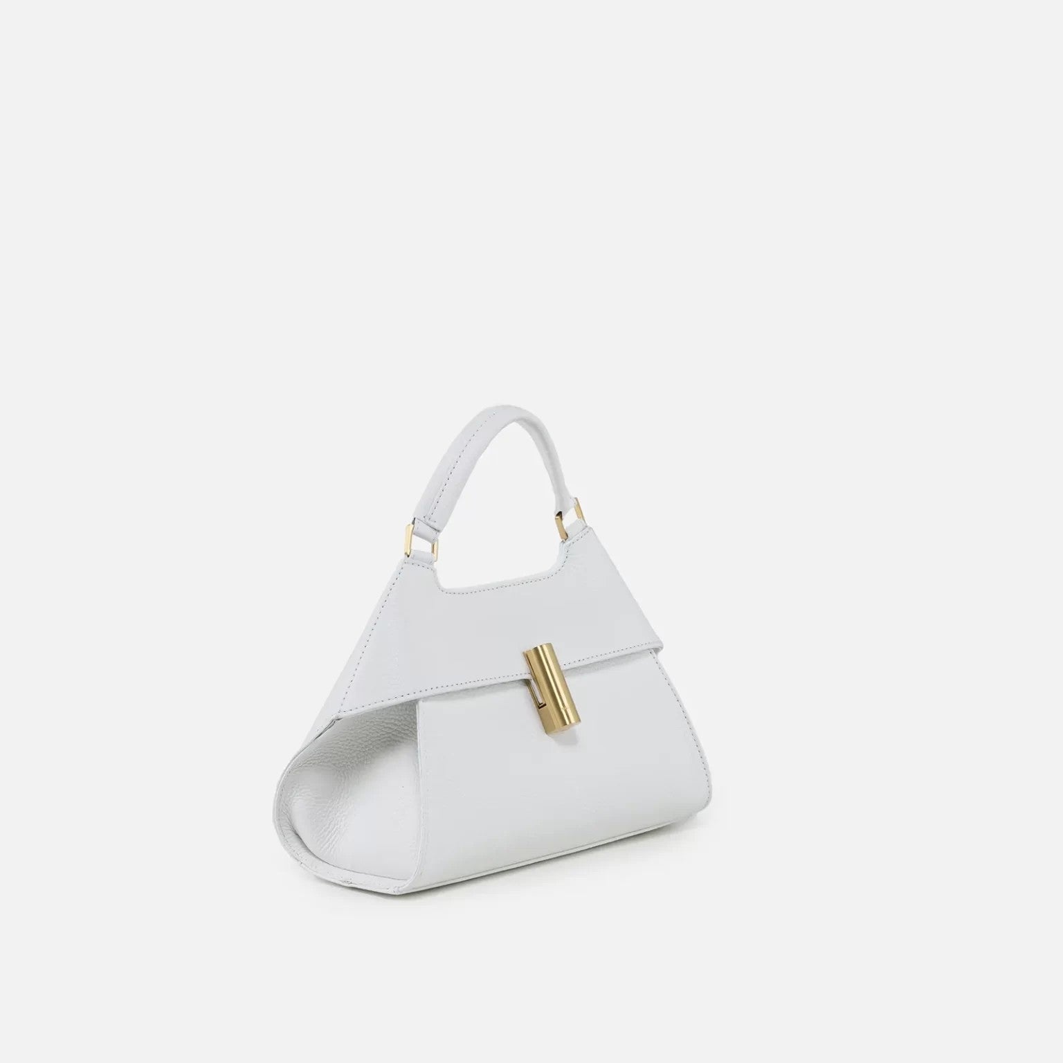 Arcadia borsa a mano in pelle "Emma" Bianco 7431.BIANCO