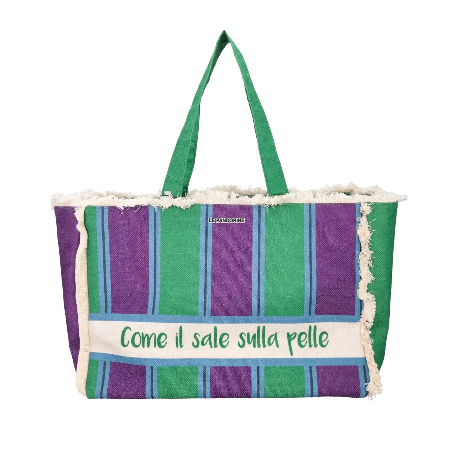 Le Pandorine borsa mare in tessuto "Marina" Multicolor PS2523B01.C32 AZZURRO