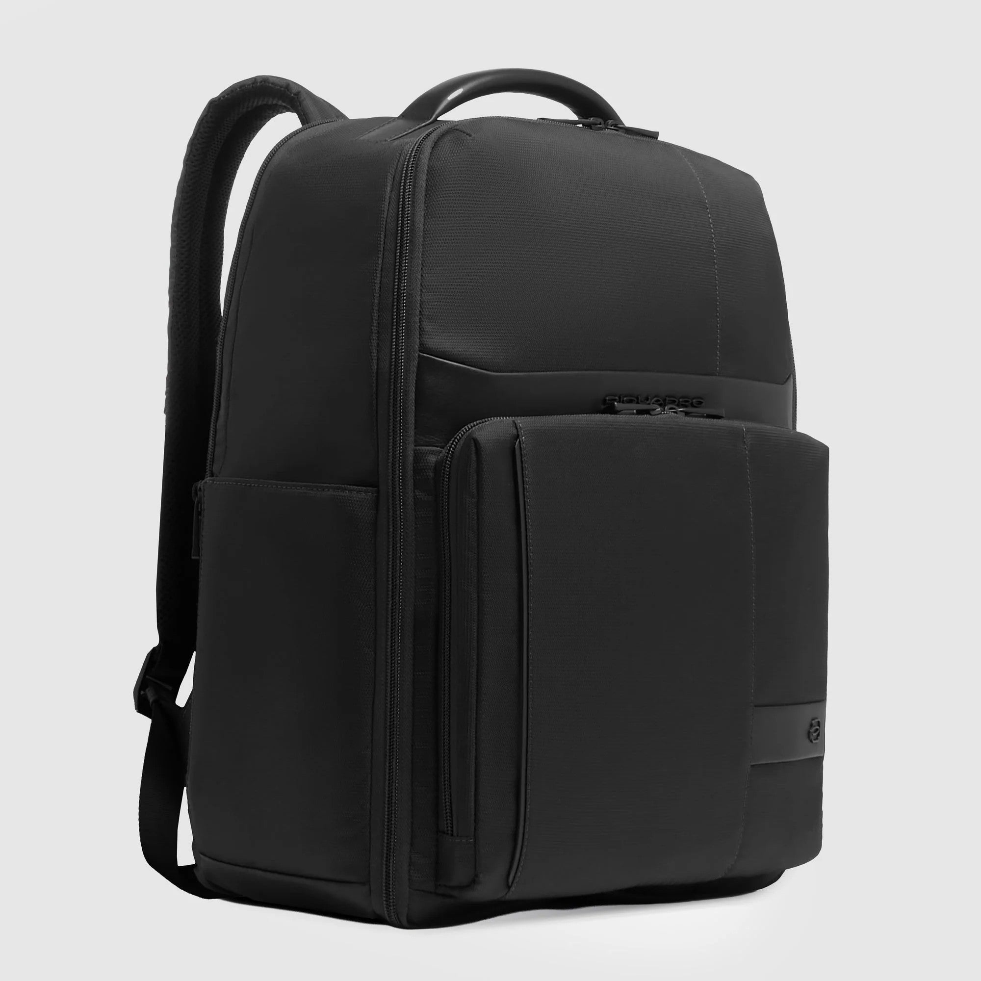 Piquadro zaino in tessuto e pelle "Wollem" Nero CA6865W129.N