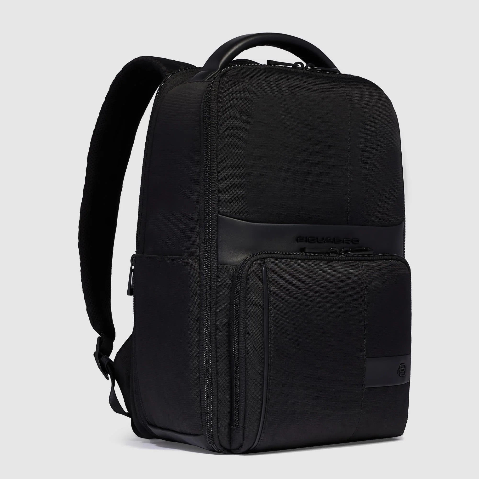 Piquadro zaino in tessuto e pelle "Wollem" Nero CA6638W129.N
